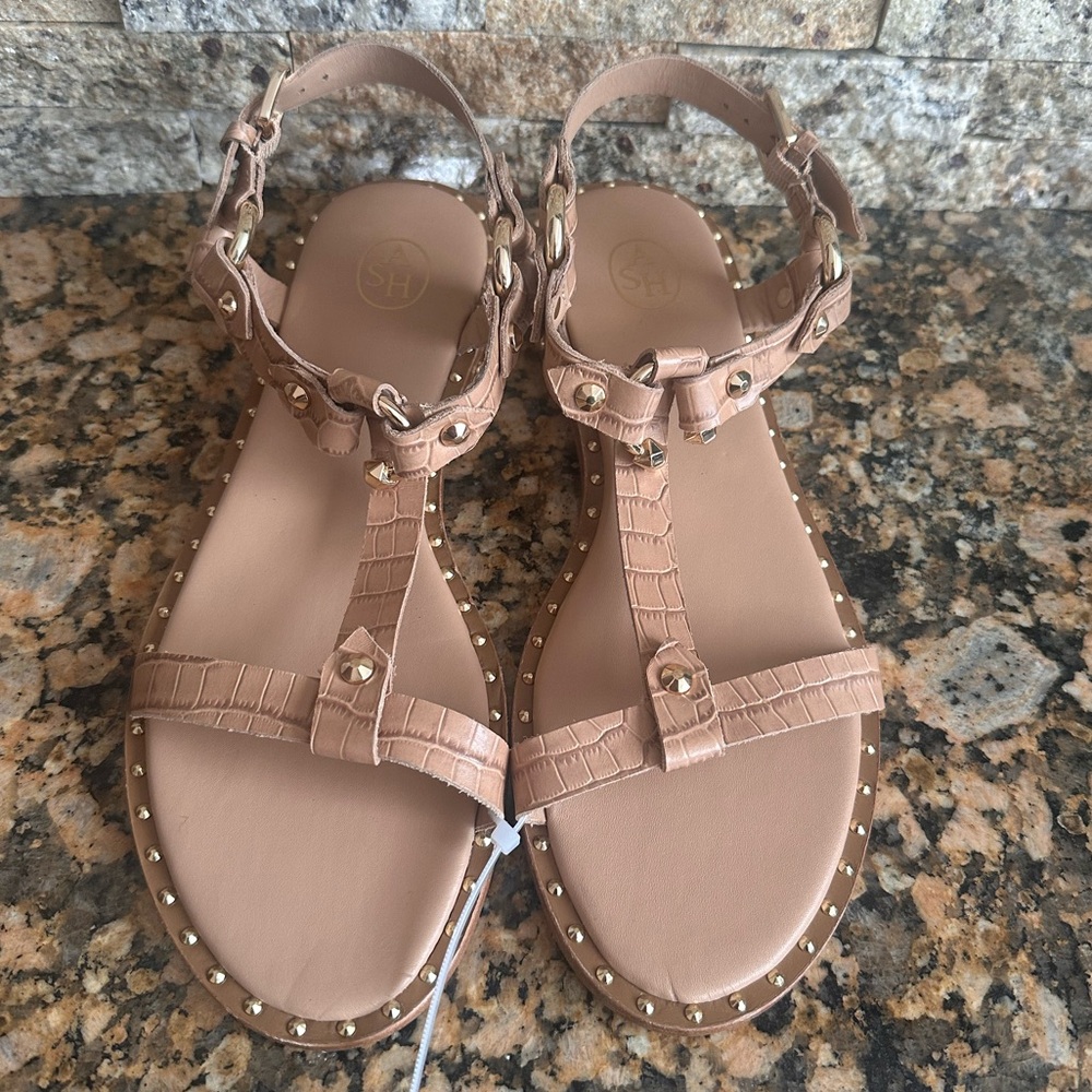 Ash Patsy Stud Ankle Strap Sandal - Picture 7 of 10
